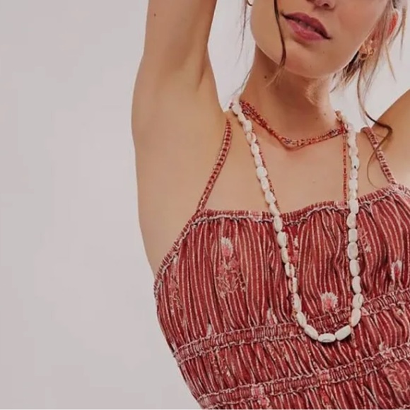 NWOT 💞 WE THE FREE  Dolce Vita  Strappy Roughed tank top boho dreams Tank 🌙☀️ - Picture 2 of 9